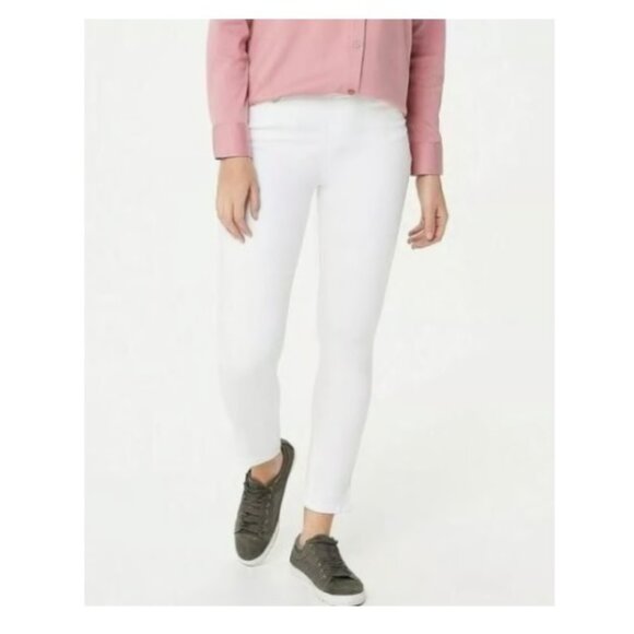 Martha Stewart White Skinny Pants Modern Design - Picture 1 of 8